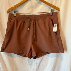 NWT Women's Brown Athletic Shorts